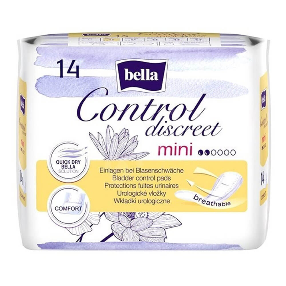 

Прокладки урологические Bella control discreet mini, 14 шт.