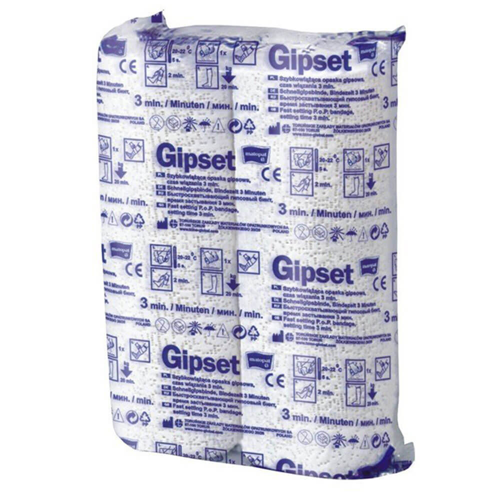 

Бинт гипсовый GIPSET (3 мин., 15 см х 4 м, 2 шт.), Matopat