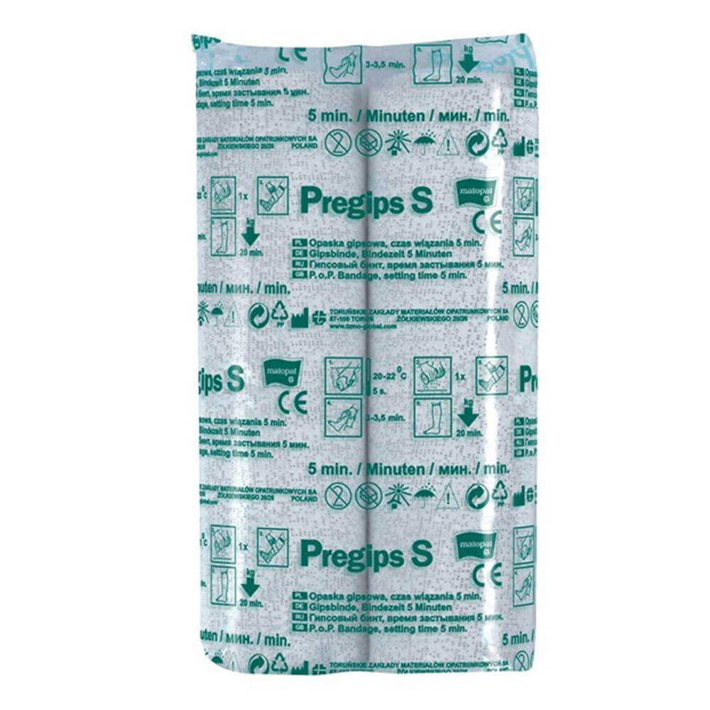 

Бинт гіпсовий PREGIPS S (5 хв, 10 см x 3 м, 2 шт.)