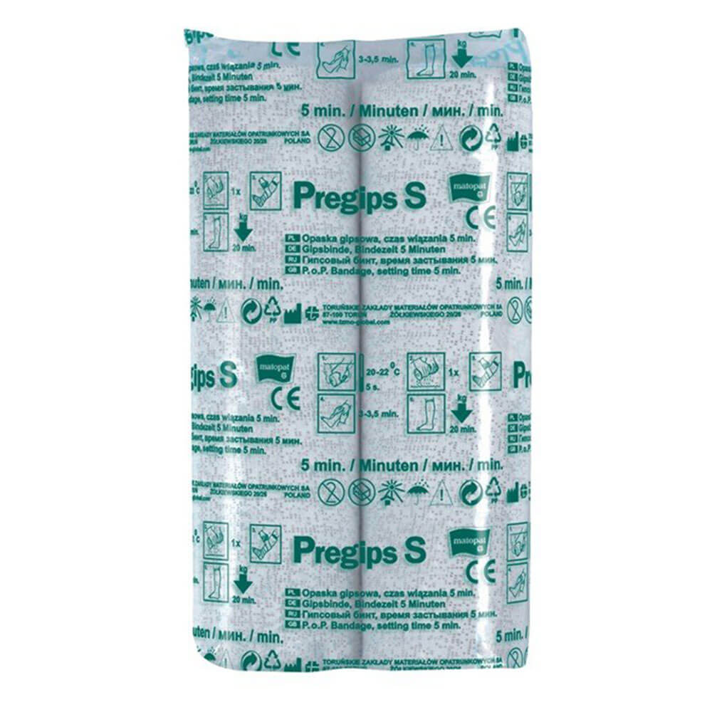 

Бинт гіпсовий PREGIPS S (5 хв., 15 см x 4 м, 2 шт.), Matopat