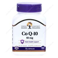 Коэнзим Q10, 60 мг, 75 капсул, Apnas Natural