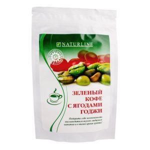 Зеленый кофе с ягодами годжи, 100 г, Biola