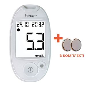 АКЦИЯ! Глюкометр Beurer GL 44 с USB, белый