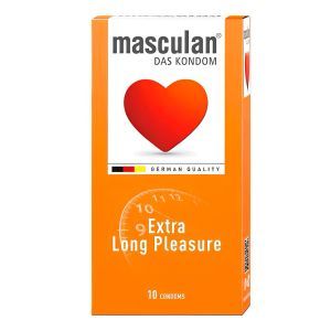 Презервативы Extra Long Pleasure, 10 шт, Masculan