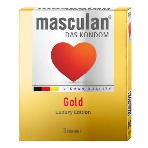 Презервативи Gold, 3 шт, Masculan