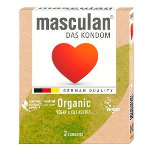 Презервативы Organic, 3 шт, Masculan