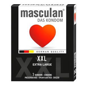 Презервативы XXL, 3 шт, Masculan