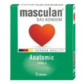 Презервативы Anatomic, 3 шт, Masculan