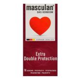 Презервативи Extra Double Protection, 10 шт, Masculan