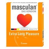 Презервативы Extra Long Pleasure, 3 шт, Masculan