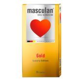 Презервативи Gold, 10 шт, Masculan