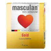 Презервативы Gold, 3 шт, Masculan