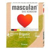 Презервативи Organic, 3 шт, Masculan