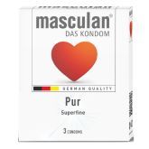 Презервативы Pur, 3 шт, Masculan