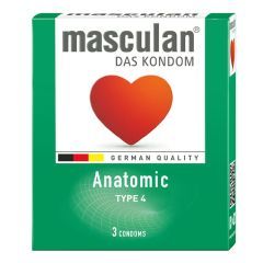 Презервативи Anatomic, 3 шт, Masculan