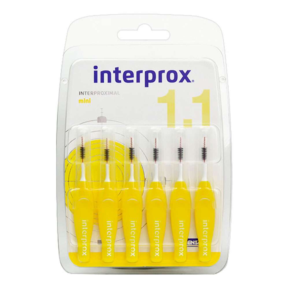 

Щетка межзубная, 1,1 мм, INTERPROX 4G Mini, 6 шт.