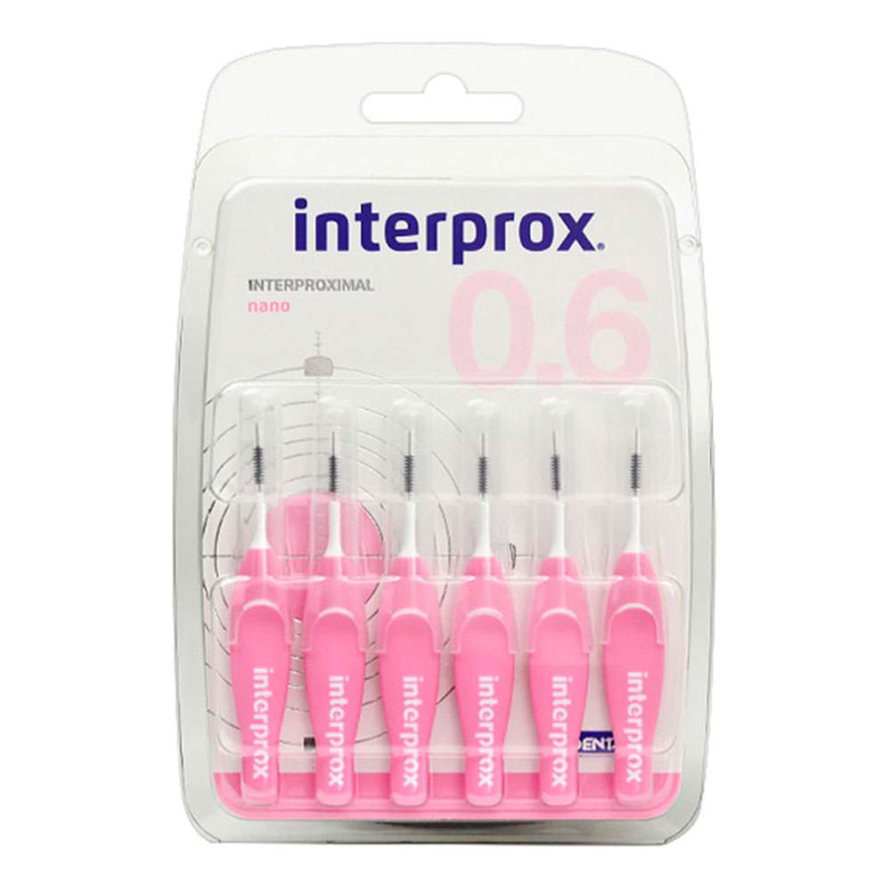 

Щітка міжзубна 0,6 мм, INTERPROX 4G Nano, 6 шт.