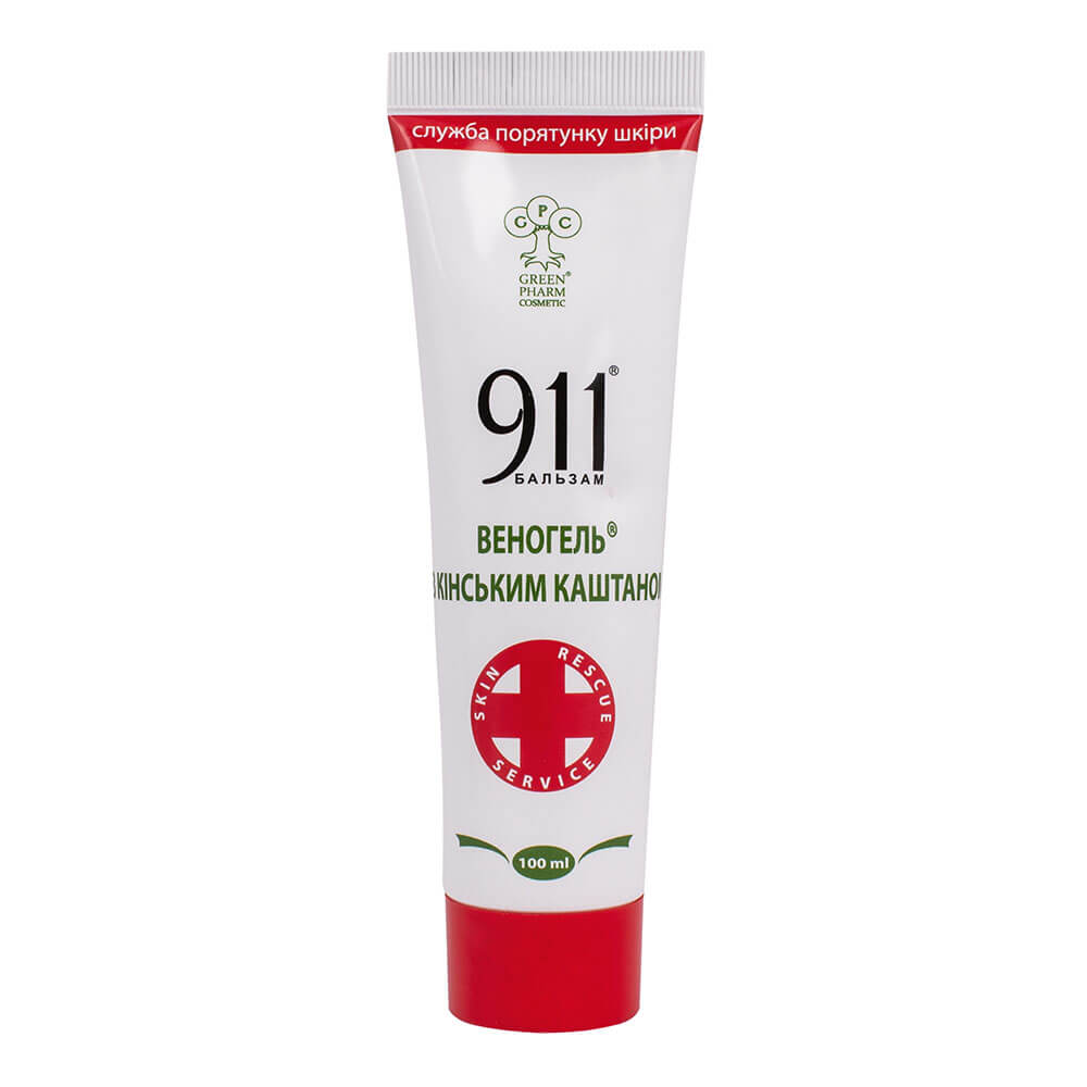 

Веногель 911 із кінським каштаном, 100 мл, Green Pharm Cosmetic