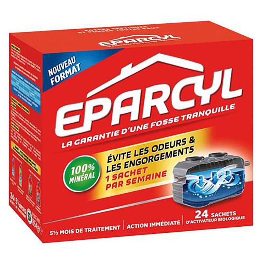 

Порошок Eparcyl, 24 пакета, для дачи и частных домов