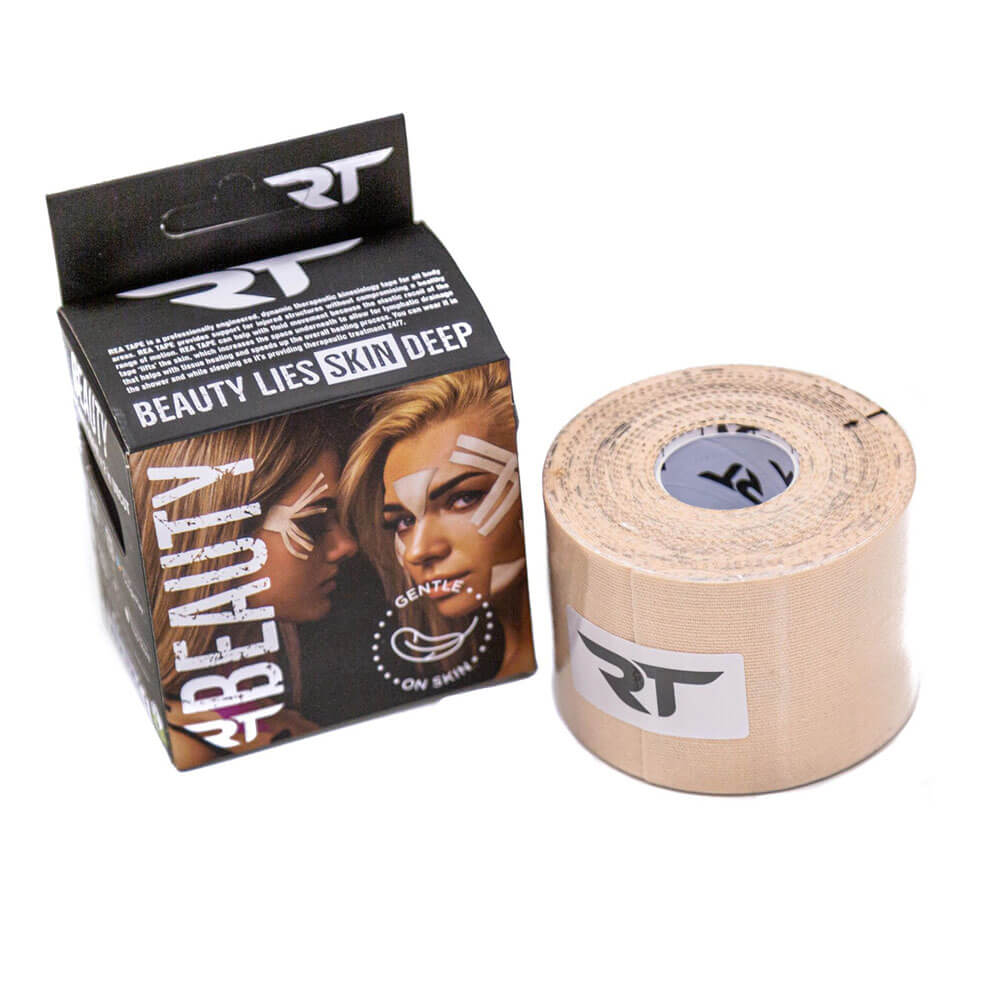 

Кинезиотейп для лица REA TAPE Beauty, 5 м х 5 см, бежевый