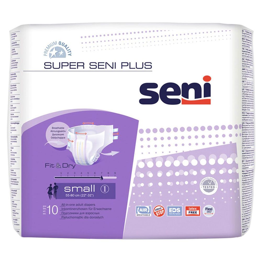 

Подгузники Super Seni Plus Small Air, 10 шт.