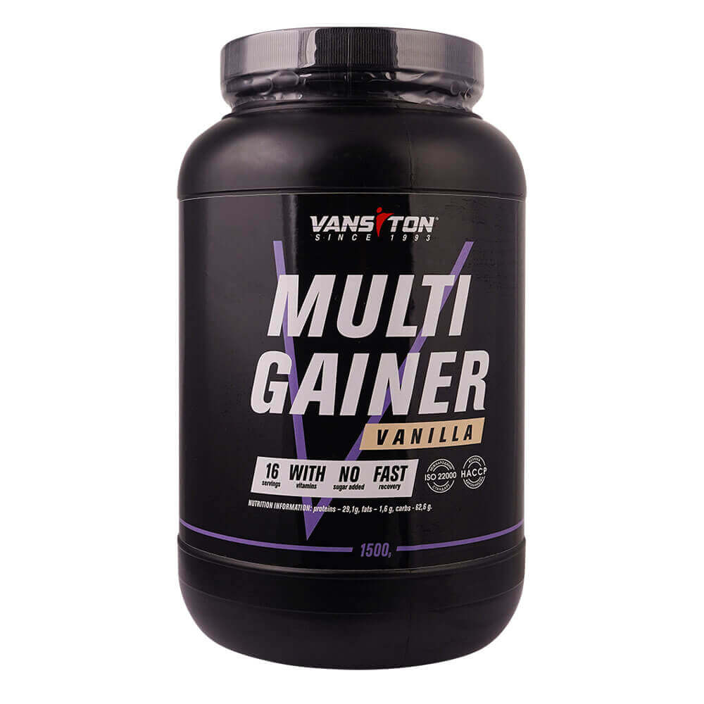 

Гейнер "Multi Gainer", 1,5 кг, со вкусом ванили, Vansiton