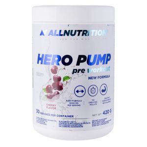 Передтрен Hero Pump Pre Workout, зі смаком вишні, All Nutrition, Польща